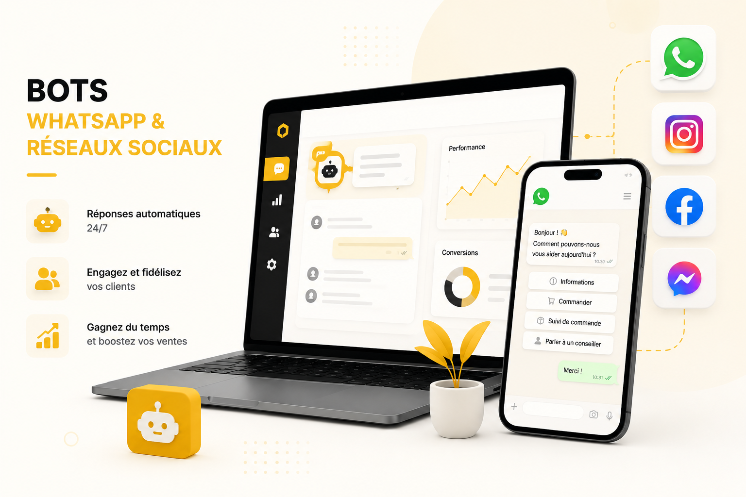 Pépiweb agence digitale — bots et automatisation